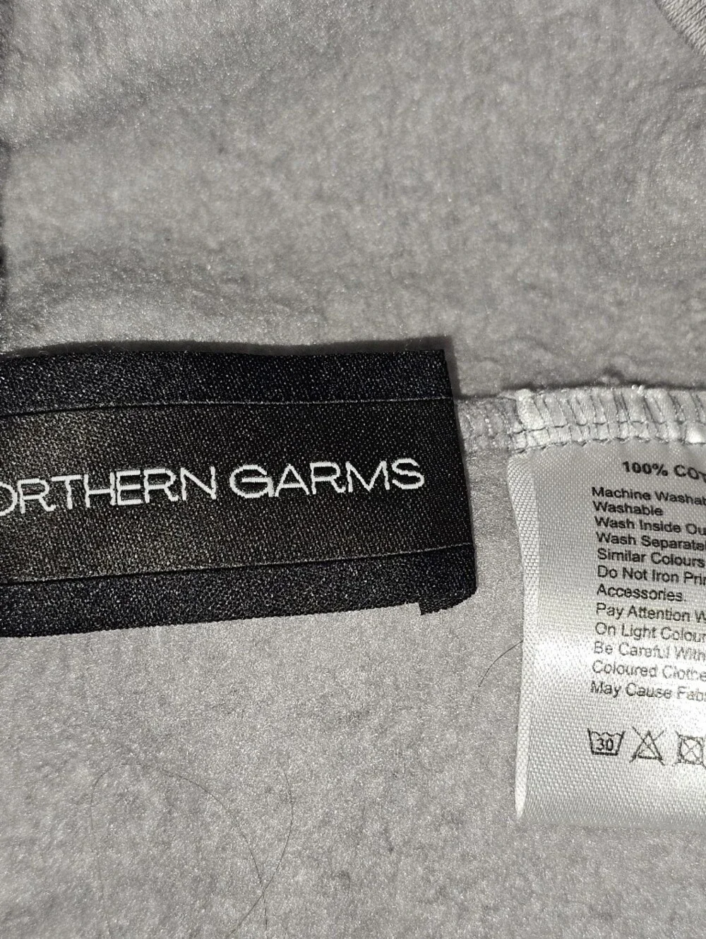 Northern Garms Men's Light Gray Cotton Cargo Sweat Jogger Pants Medium
